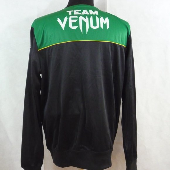 NWT JACKET VENUM SPORT TEAM BRAZIL XXL (SEE MEASUREMENTS) BLACK GREEN YELLOW - Picture 3 of 5